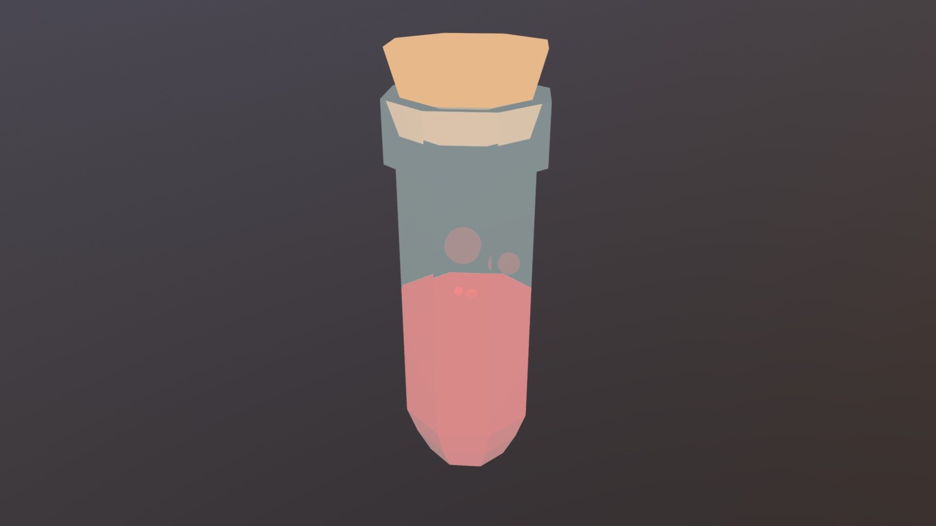 Low Poly Health Vial