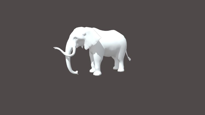 Elephant 3D Model