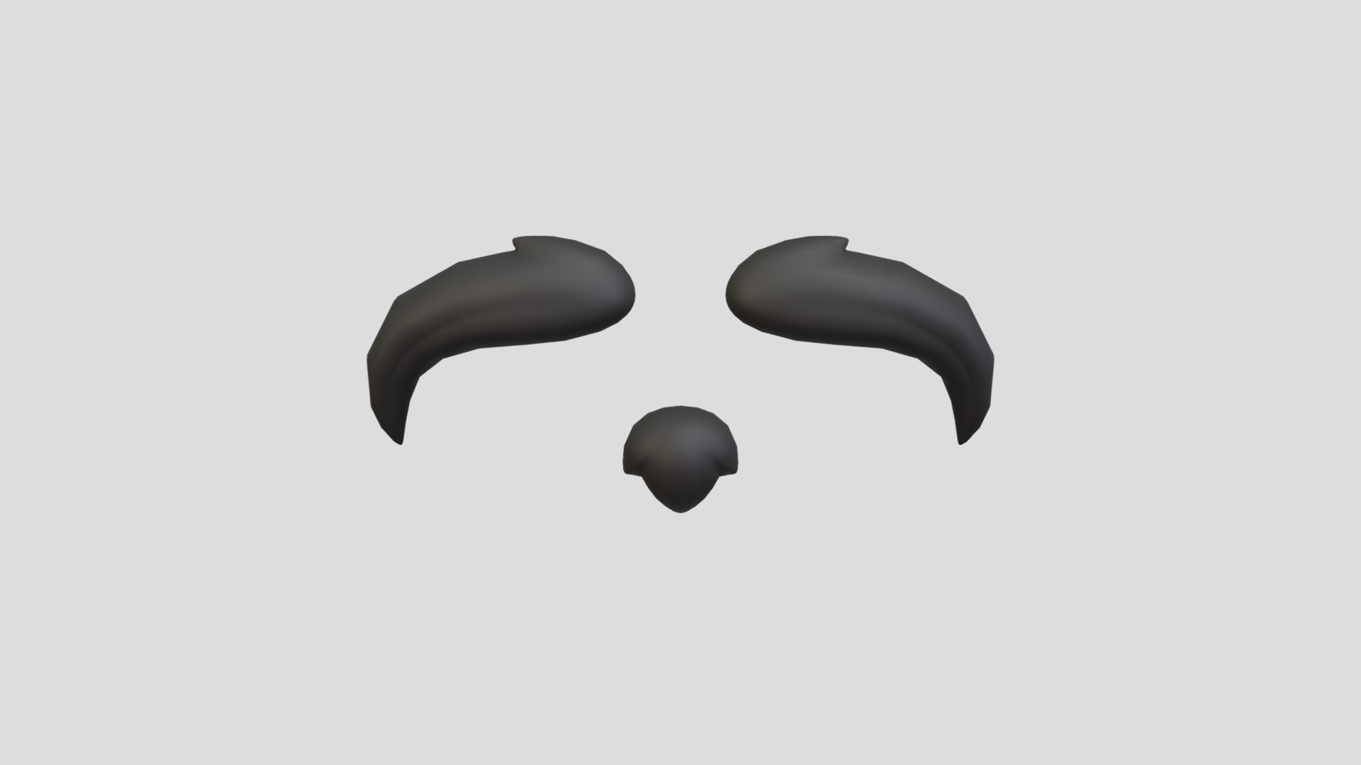3D model Mustache 14 - This is a 3D model of the Mustache 14. The 3D model is about a pair of sunglasses.