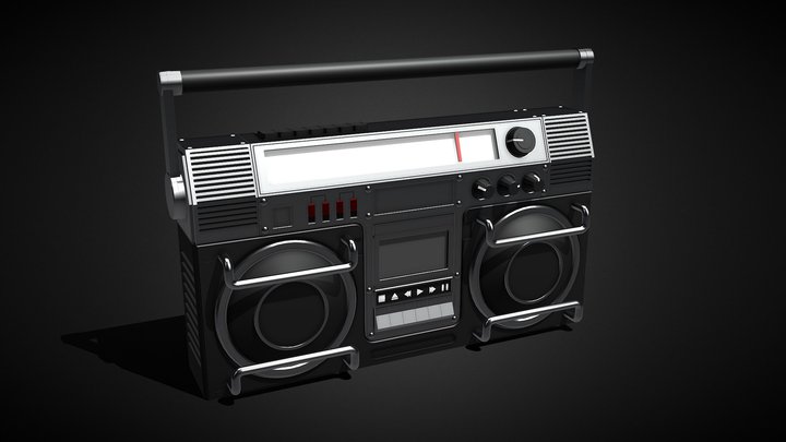Knallmaschine Boombox 3D Model