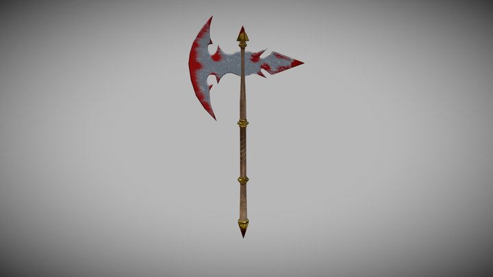 Battle Axe 3D Model