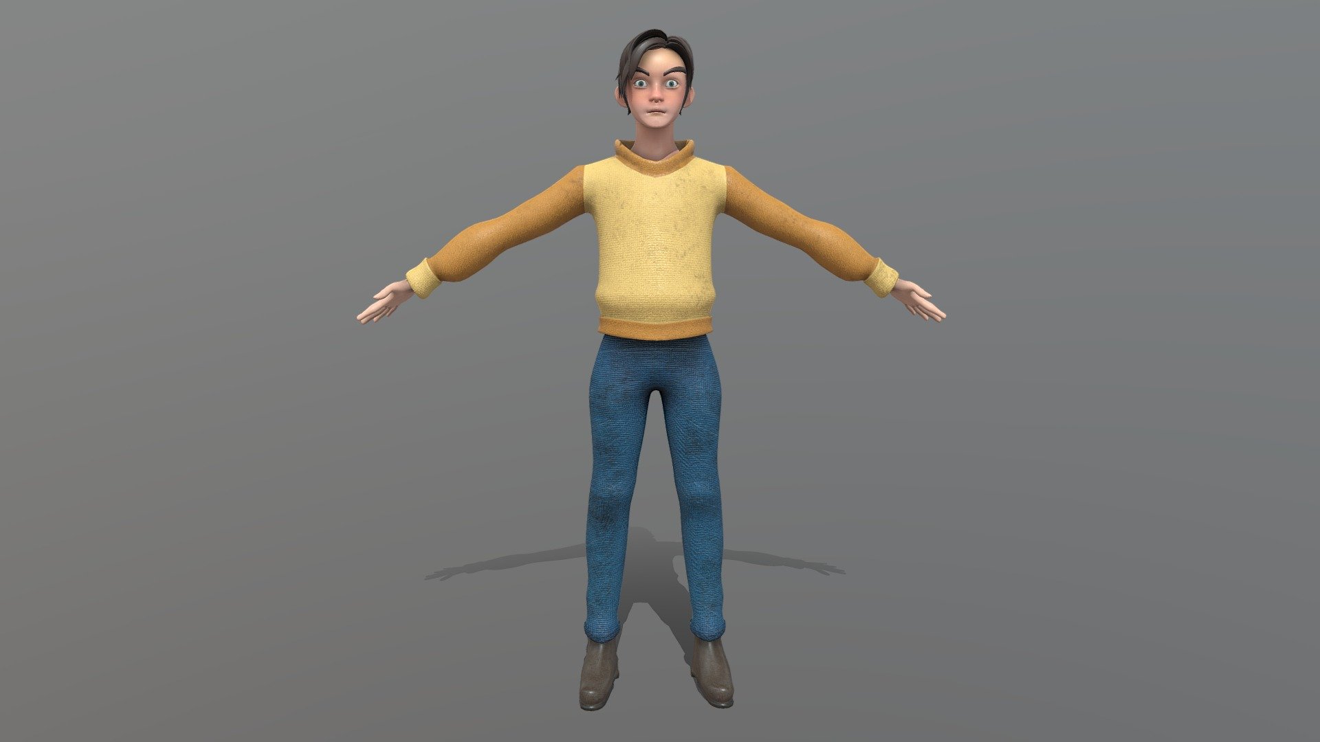 Personal Character Model - Alfred - 3D model by Keipari [72d7e9b ...