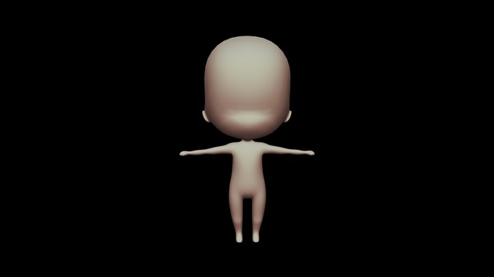Base Chibi 3D Model
