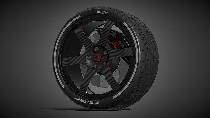 (FREE) Wheels - RST-Carbon SDC – Free 3D Model STL