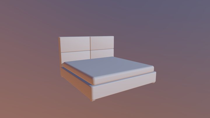 Кровать Катарина 3D Model
