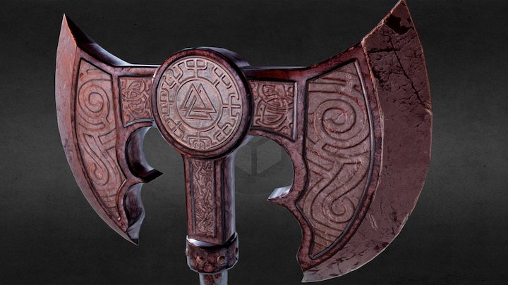Viking's axe 3D Model
