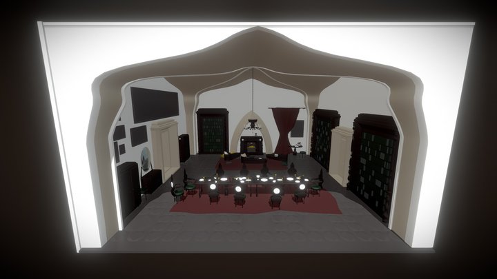Castle interior 3D Model