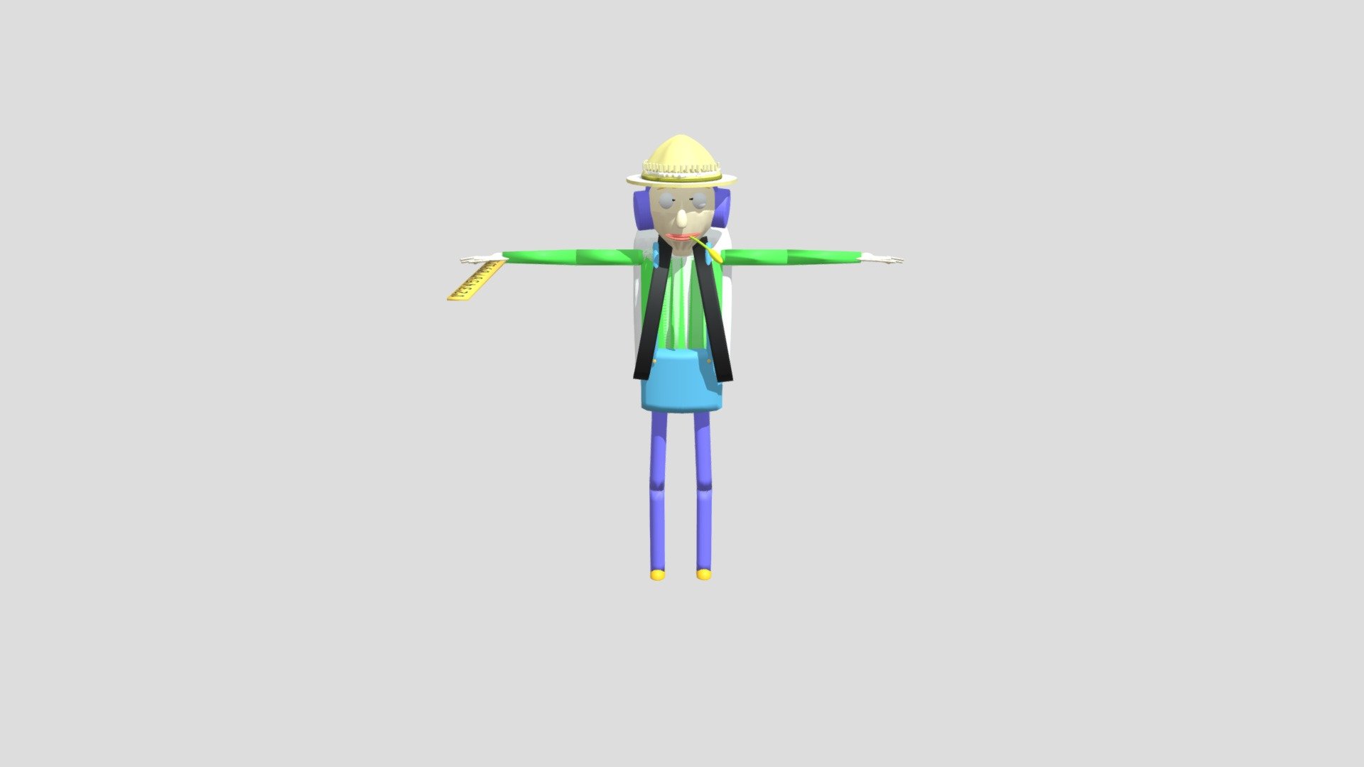 baldi v8 by splintza - Download Free 3D model by BaldiMaker3000Fan