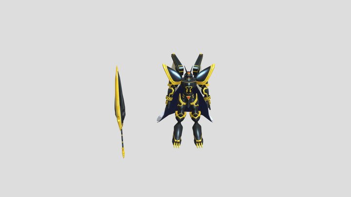 Alphamon 3D Model