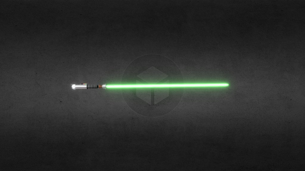 Luke Skywalker ROTJ lightsaber (with blade)