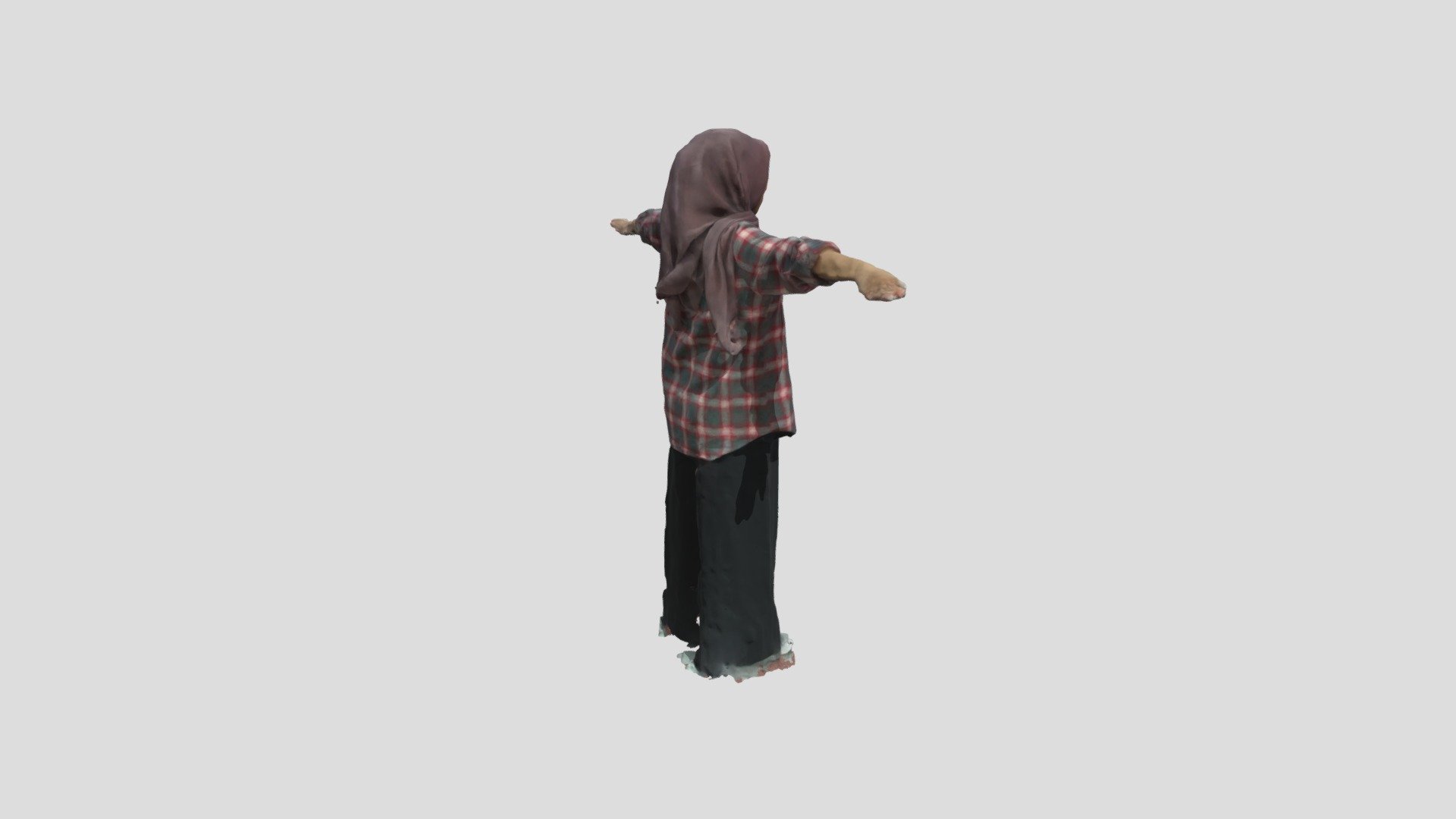 Human T pose - 3D model by khadijah09 [72dcc92] - Sketchfab