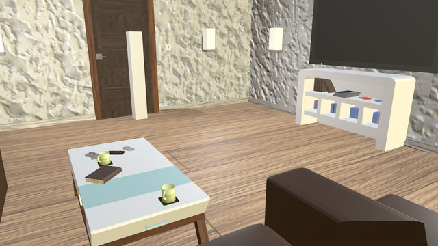 Apartment Room 3D Model