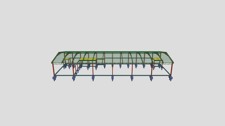 Pátio Rondon Barracão 3D Model