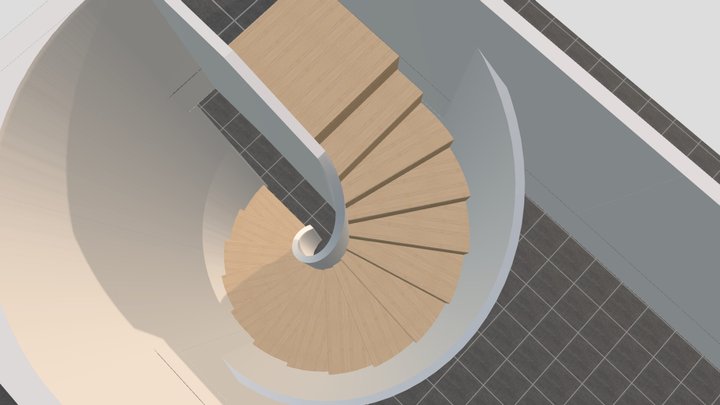 Helical-stair 3D models - Sketchfab