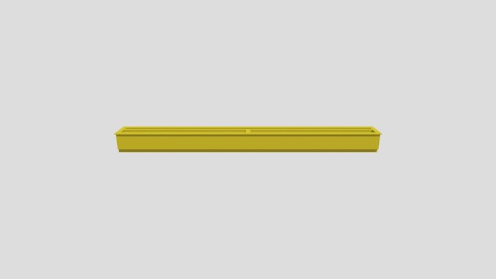 Planter Box 3D 3D Model