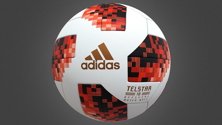 2018 FIFA WORLD CUP BALL TELSTAR 18 3D Model