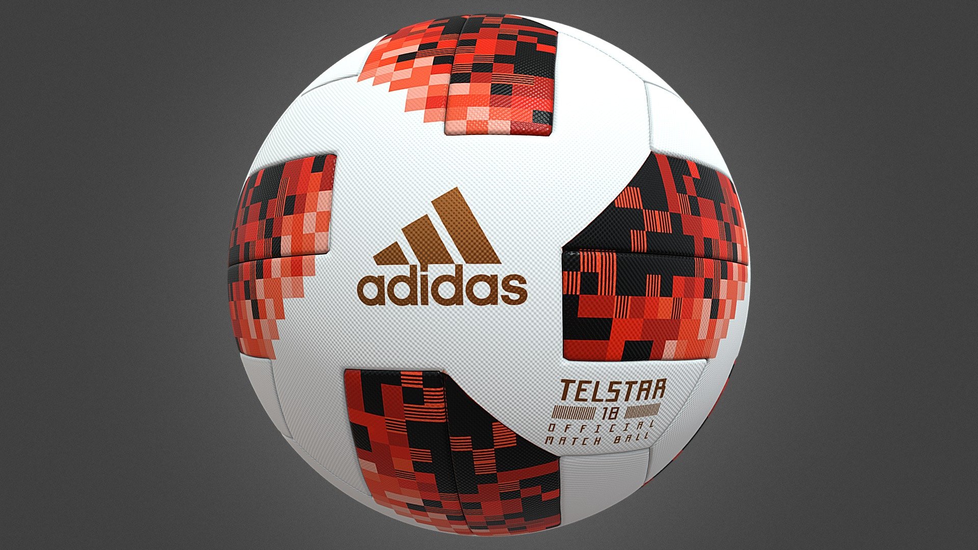 2018 FIFA WORLD CUP BALL TELSTAR 18 - 3D model by gusgovea10 (@goviy2j ...