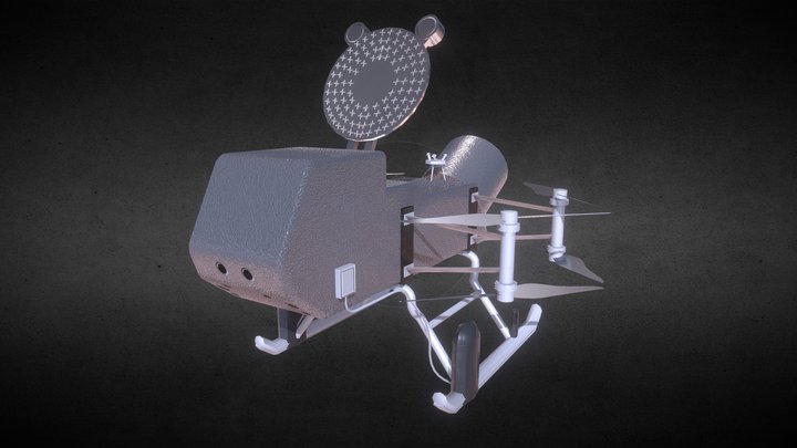 NASA Dragon Fly 3D Model