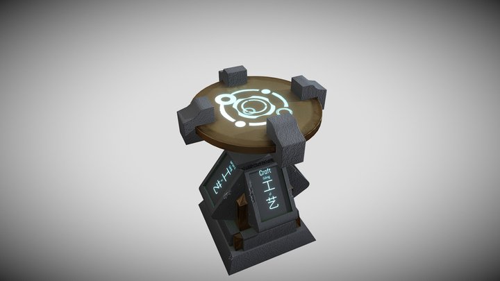 Genshin Impact - CRAFTING TABLE (fan made) 3D Model