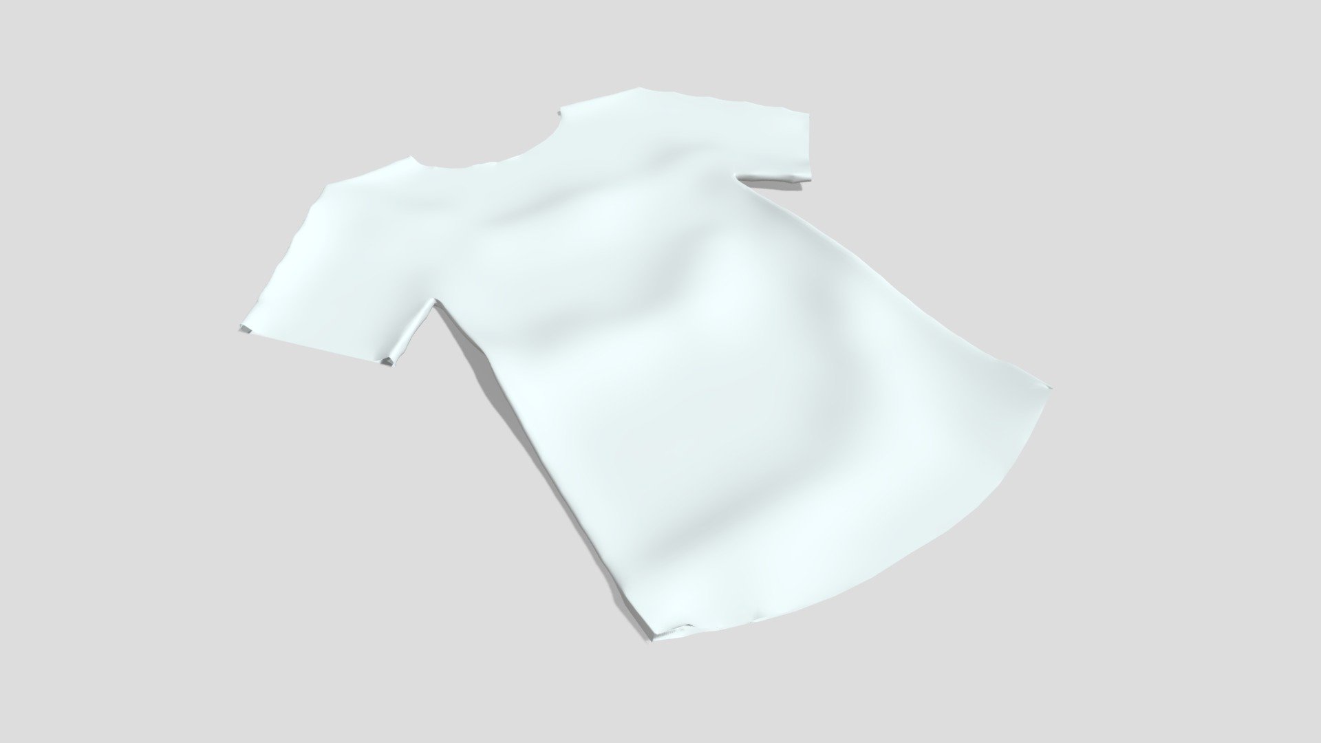 Men's T-Shirt on Hanger 3D Model by kopofx