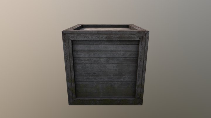 Crate 3D Model