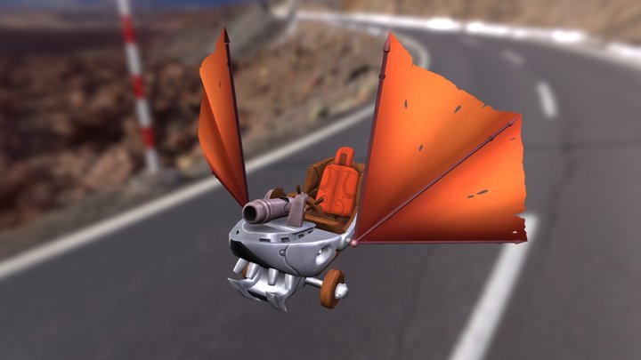 Skagnelly's Getaway Ship 3D Model