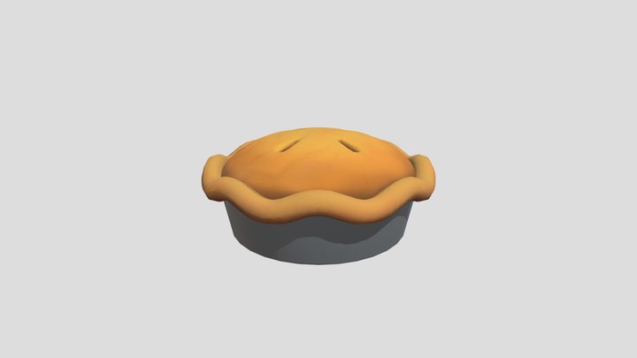 Torta di mele 3D 3D Model