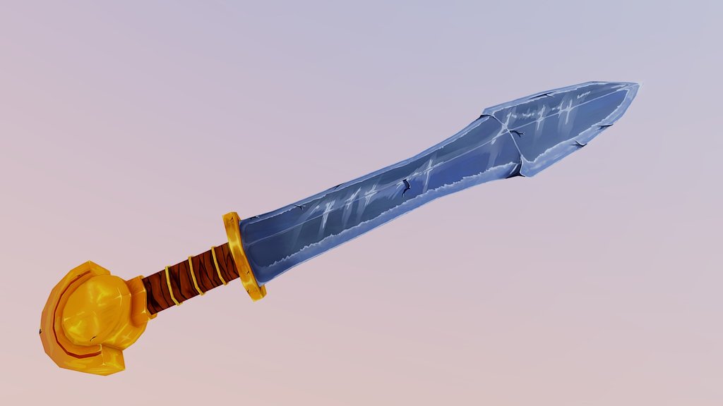 Hand Painted  Arcadian Gladius | Oceanhorn 3