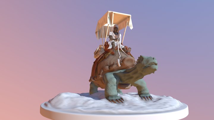Turtlerider 3D Model