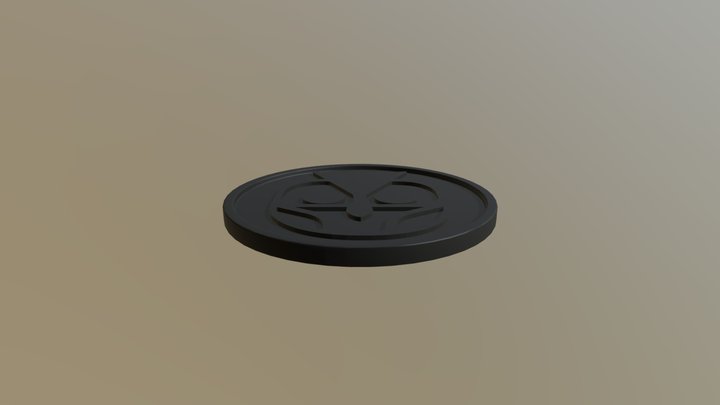 CBA Coin 3D Model