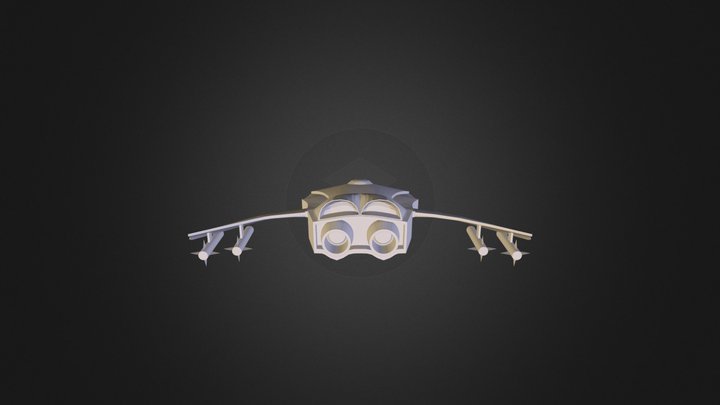 602327 Sci Fi Gunship (1) (1) 3D Model