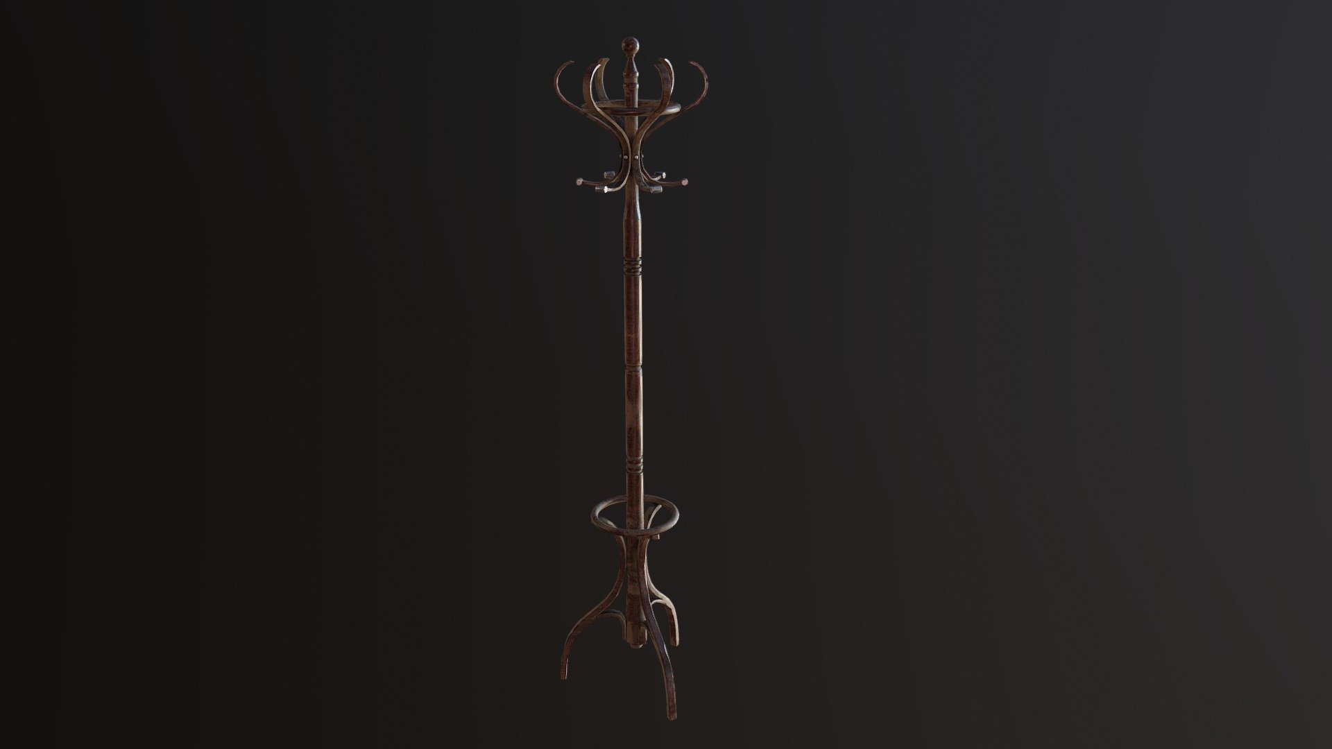 Coat Rack Download Free 3D model by Whostea [72e821f] Sketchfab
