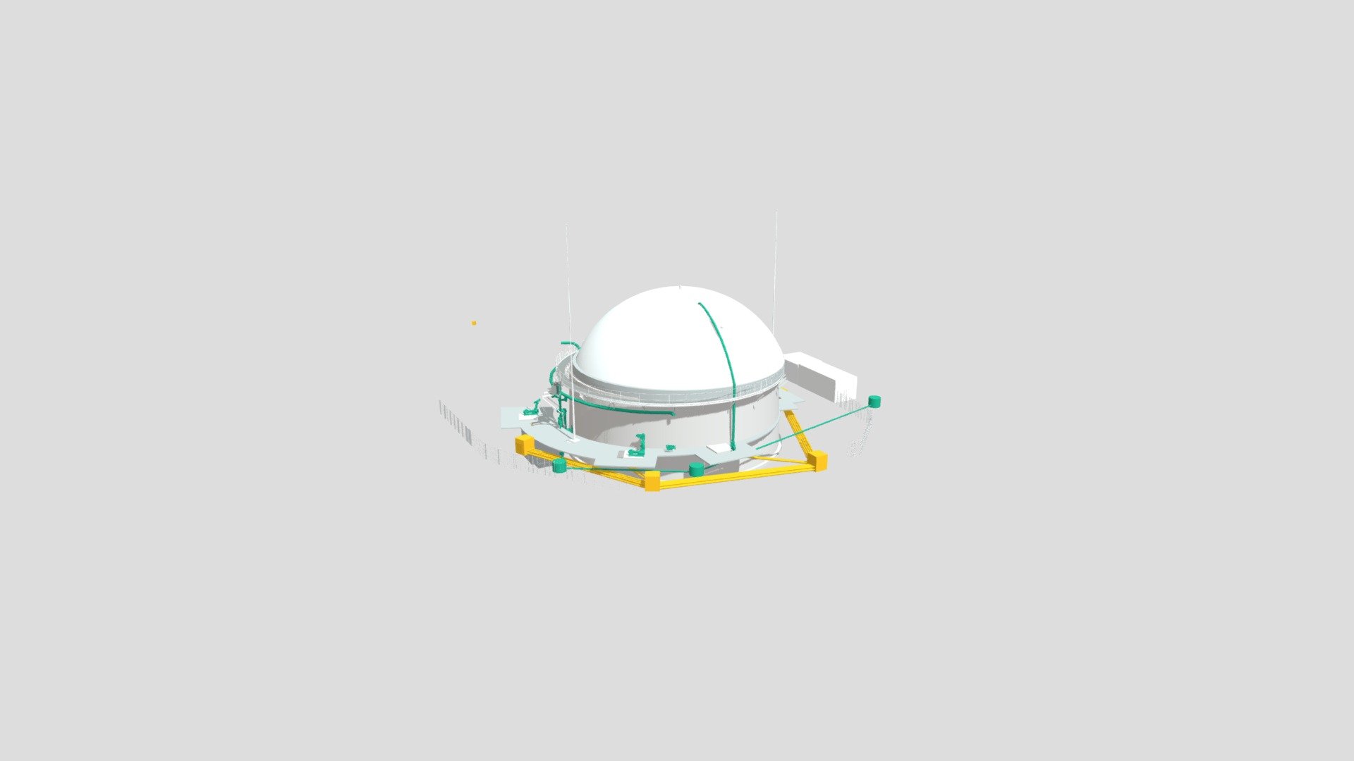 Digester No_1 - 3D model by gelengineering [72e903a] - Sketchfab