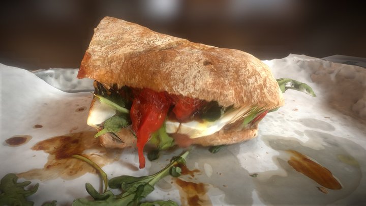 Mike's half sandwich from Regina's Grocery 3D Model