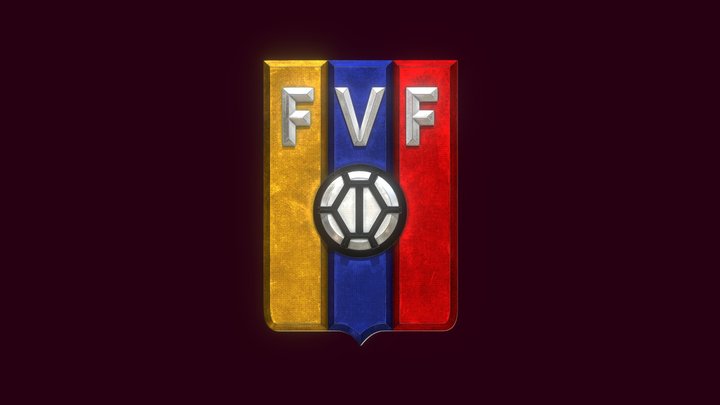 Venezuela National Team – 3D Badge/Shield 3D Model