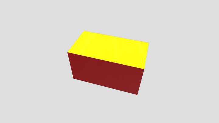 Bangun Ruang Balok 3D Model