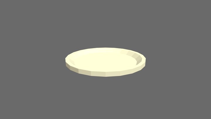 [Low Poly] Plate