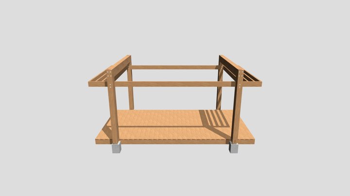 PERGOLA NOWOCZESNA 3D Model