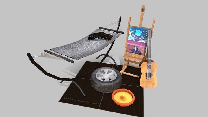 5 Props assignment 3D Model