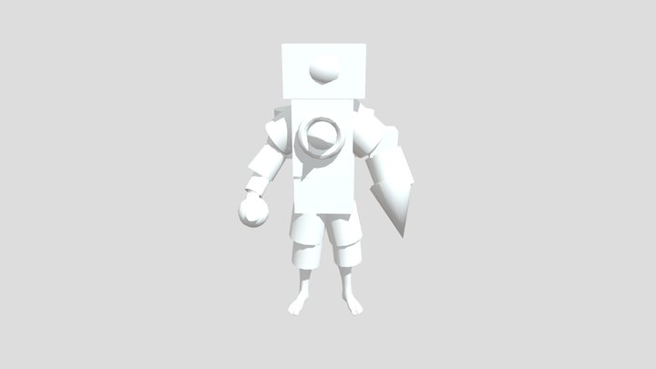 Titan Armored Discoman 3D Model