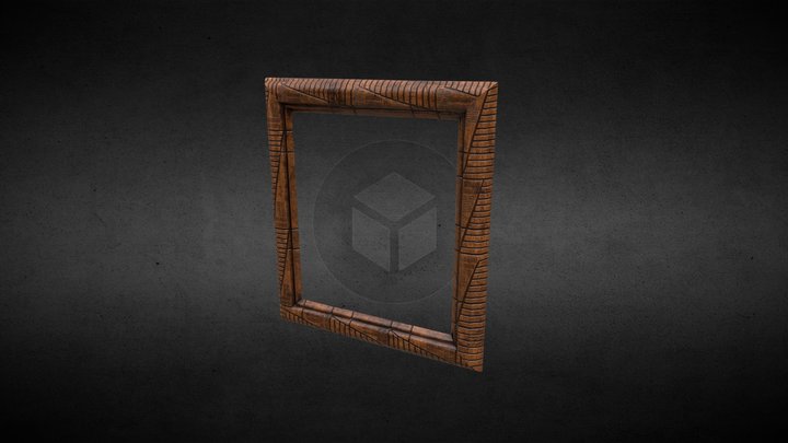 Picture Frame in African Style 3D Model