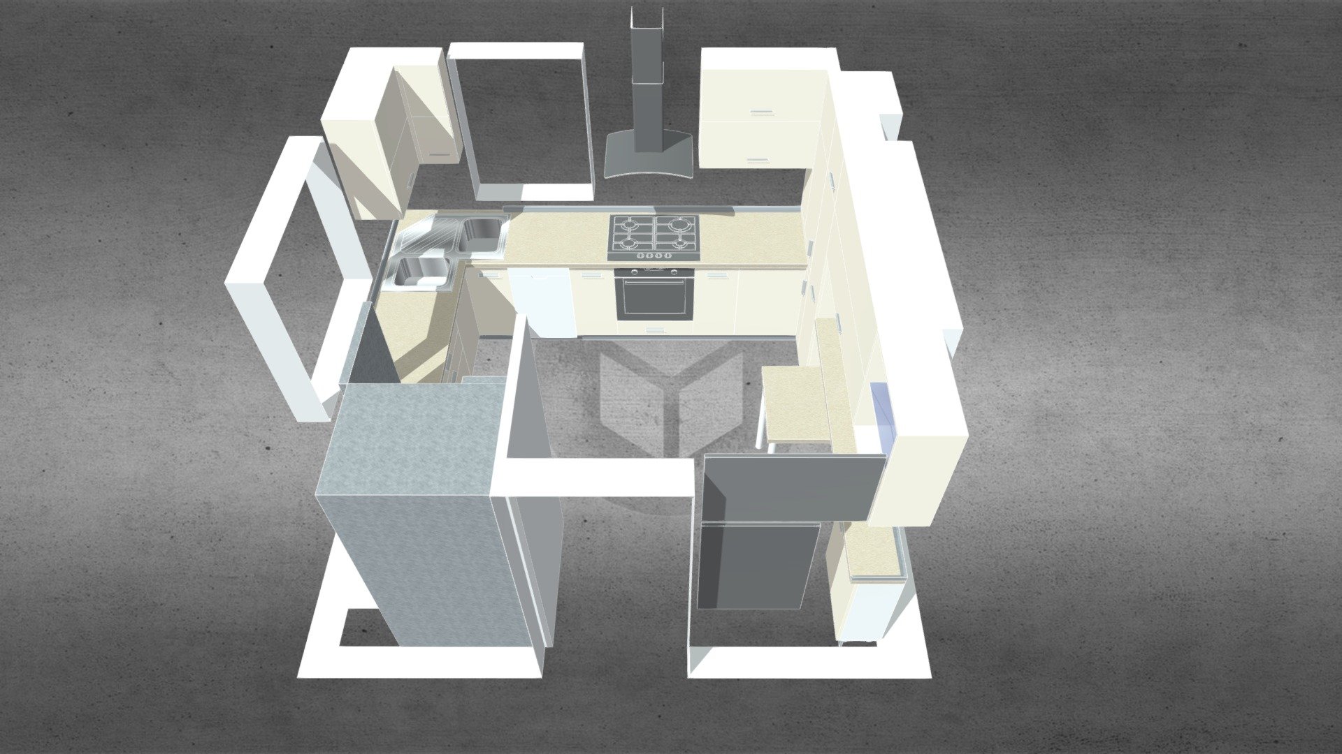 Bucatarie M.G. — Sketchfab embed 3D viewer