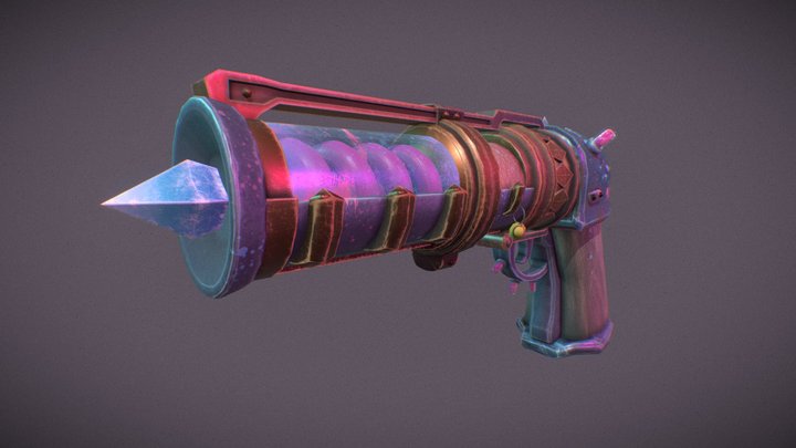 Jinx's ZAP | Arcane x VALORANT 3D Model