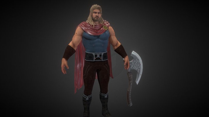 Marvel Thor Free 3D Model