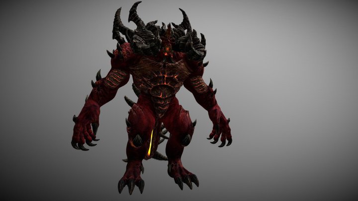 the monster model 3D Model