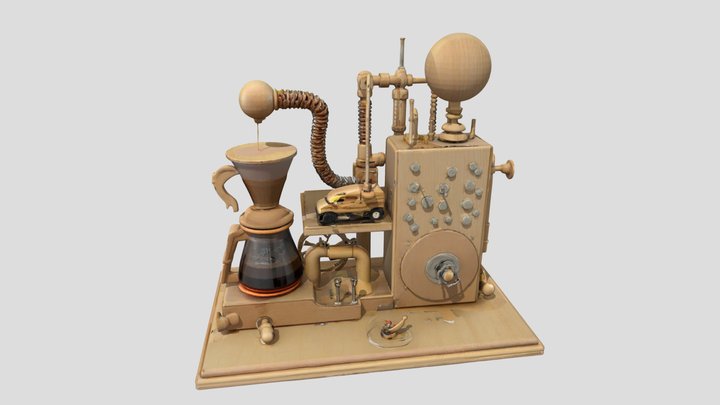 Caffeination Cascade Contraption – Modello 3D gratuito STL