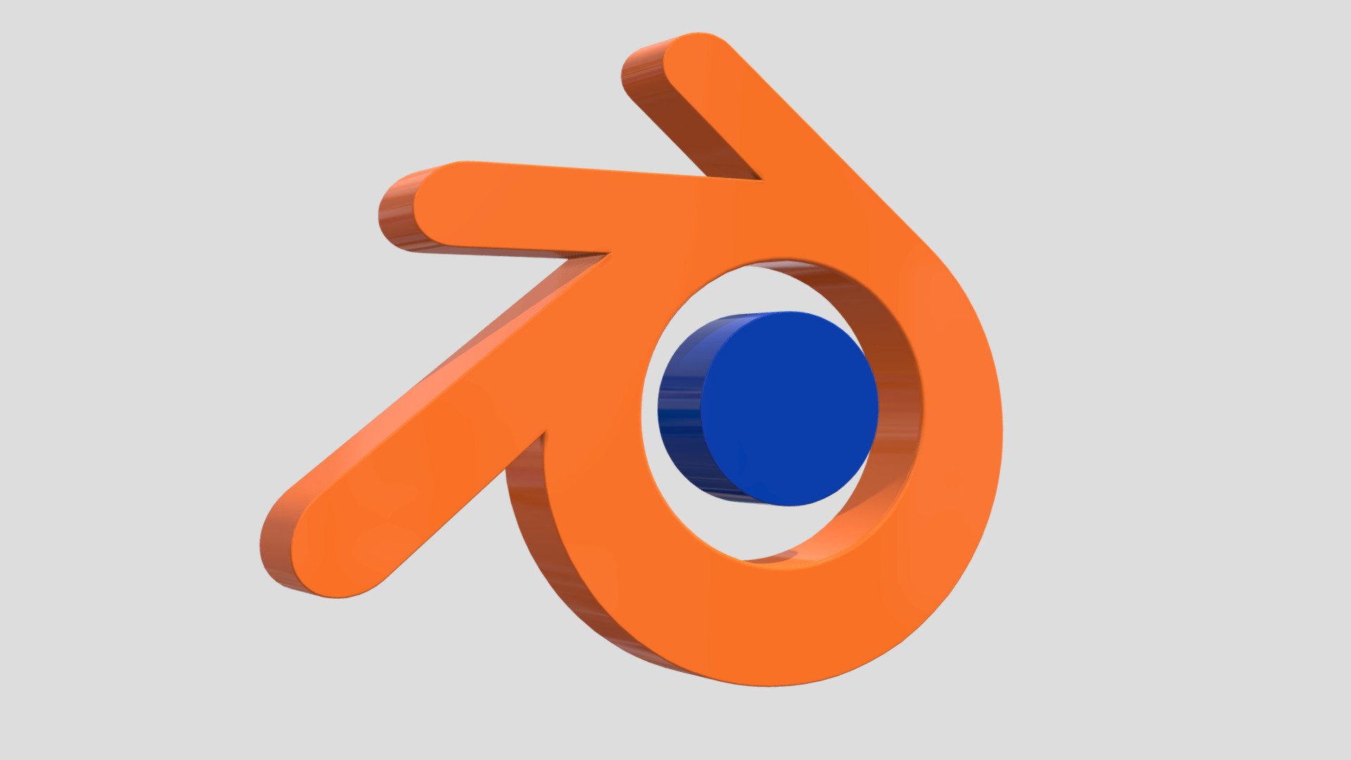 Free Blender Logo 3d Model