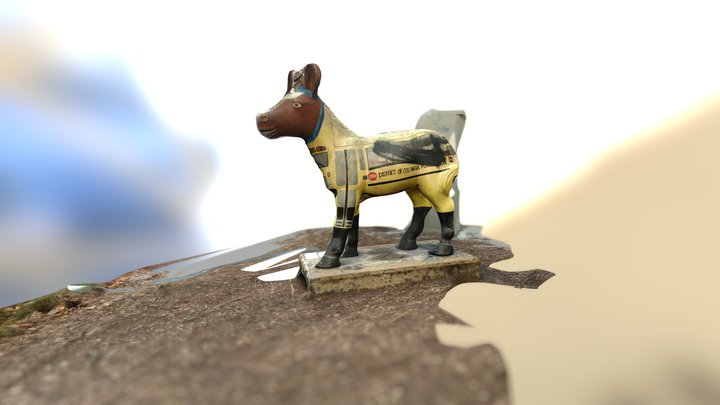 Donkey Schoolbus 3D Model