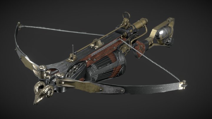 Van Helsing crossbow 3D Model