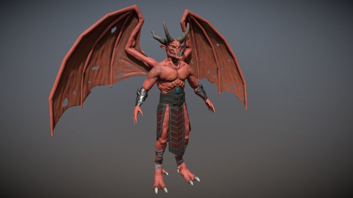 Demon Lord 3D Model